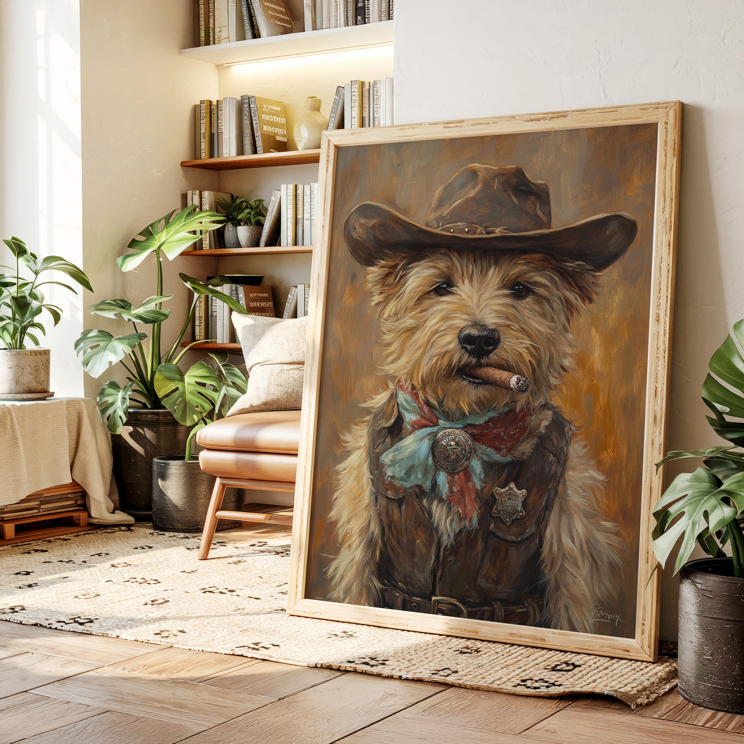 Wheaten Terrier Wild West Deputy
