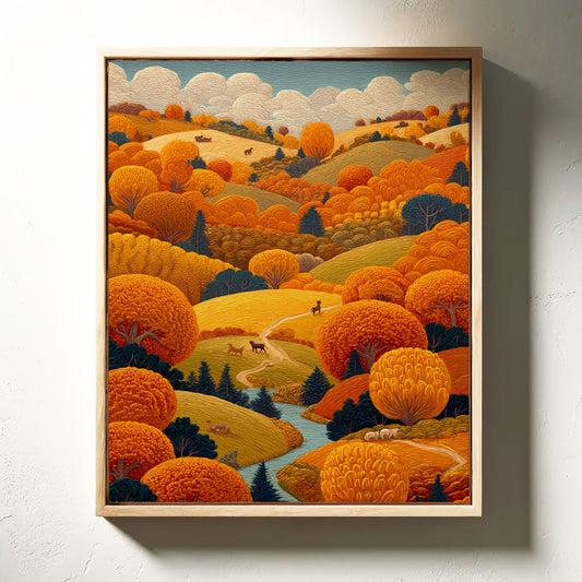 Rolling Hills Paint October's Symphony