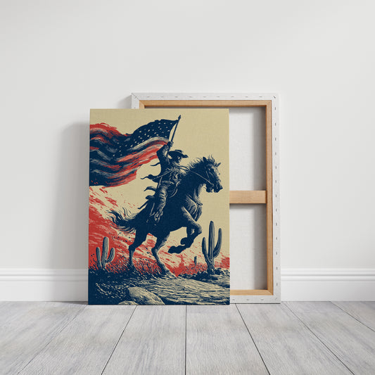 Freedom Rides Through Desert Winds