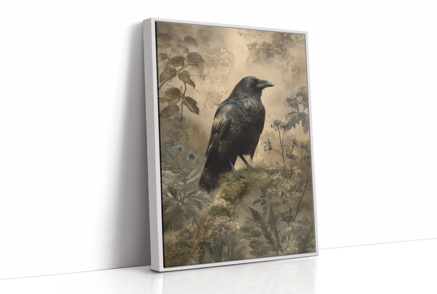 Raven's Perch Among Forgotten Flora