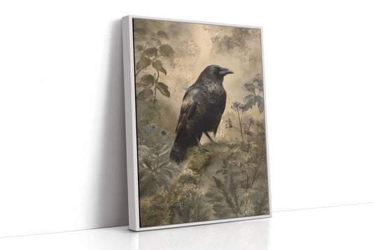 Raven's Perch Among Forgotten Flora