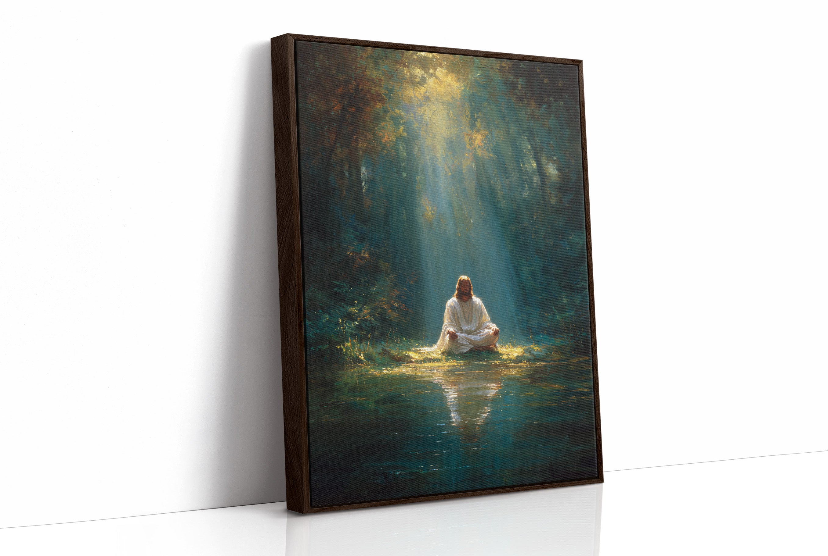 Divine Solitude in Woodland Sanctuary