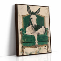 Donkey on a Velvet Throne