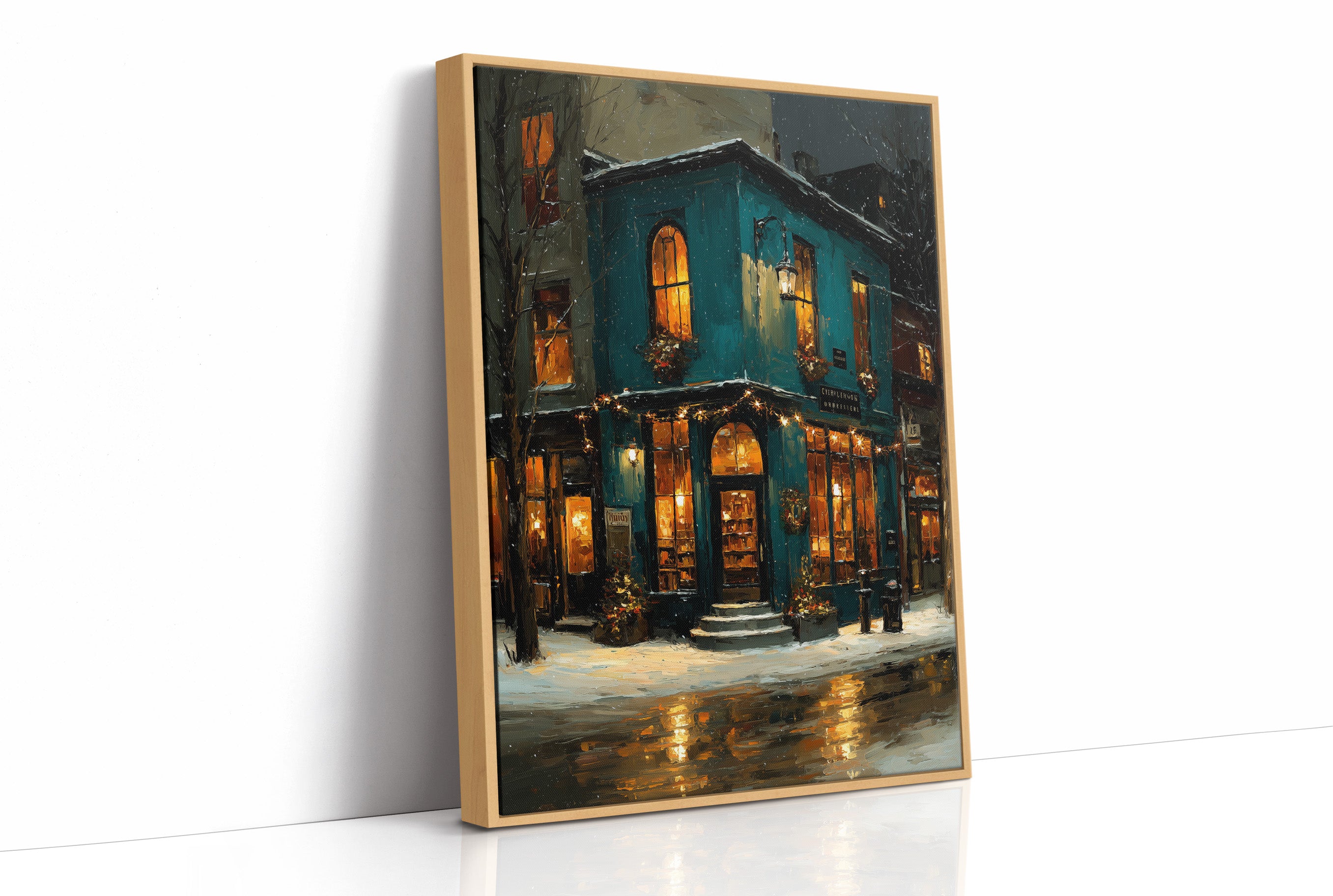 The Corner Shop in Snow