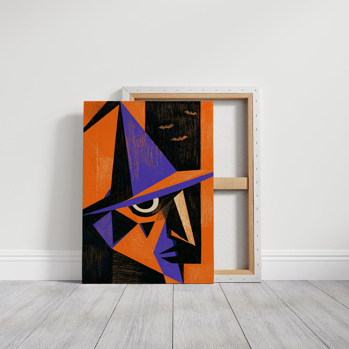 Cubist Witch Face Halloween