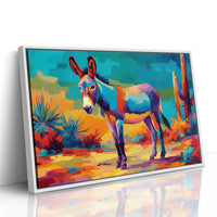 Desert Colors Dance With Burro
