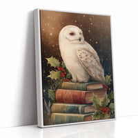 Winter's Scholar Among Ancient Tomes