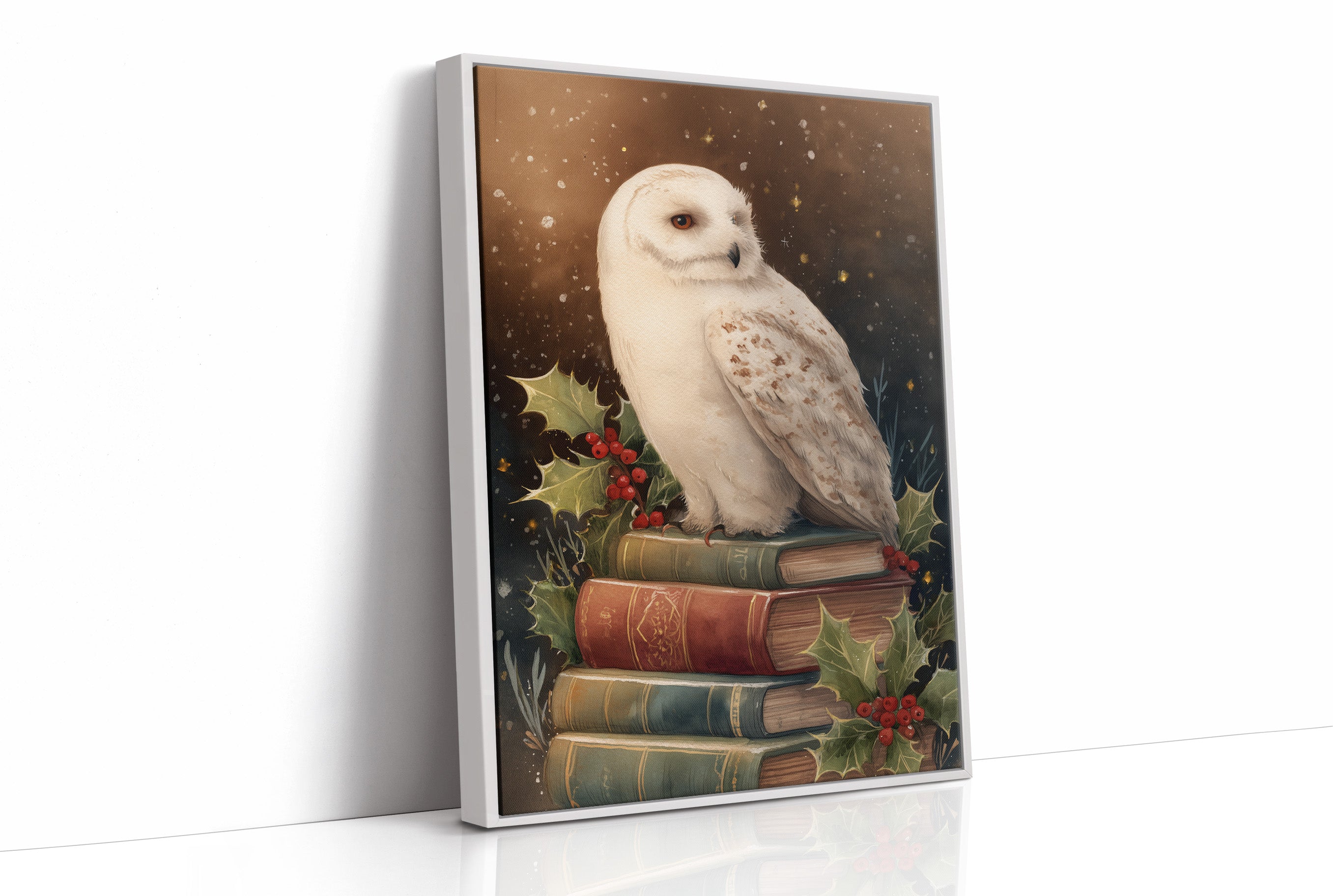 Winter's Scholar Among Ancient Tomes