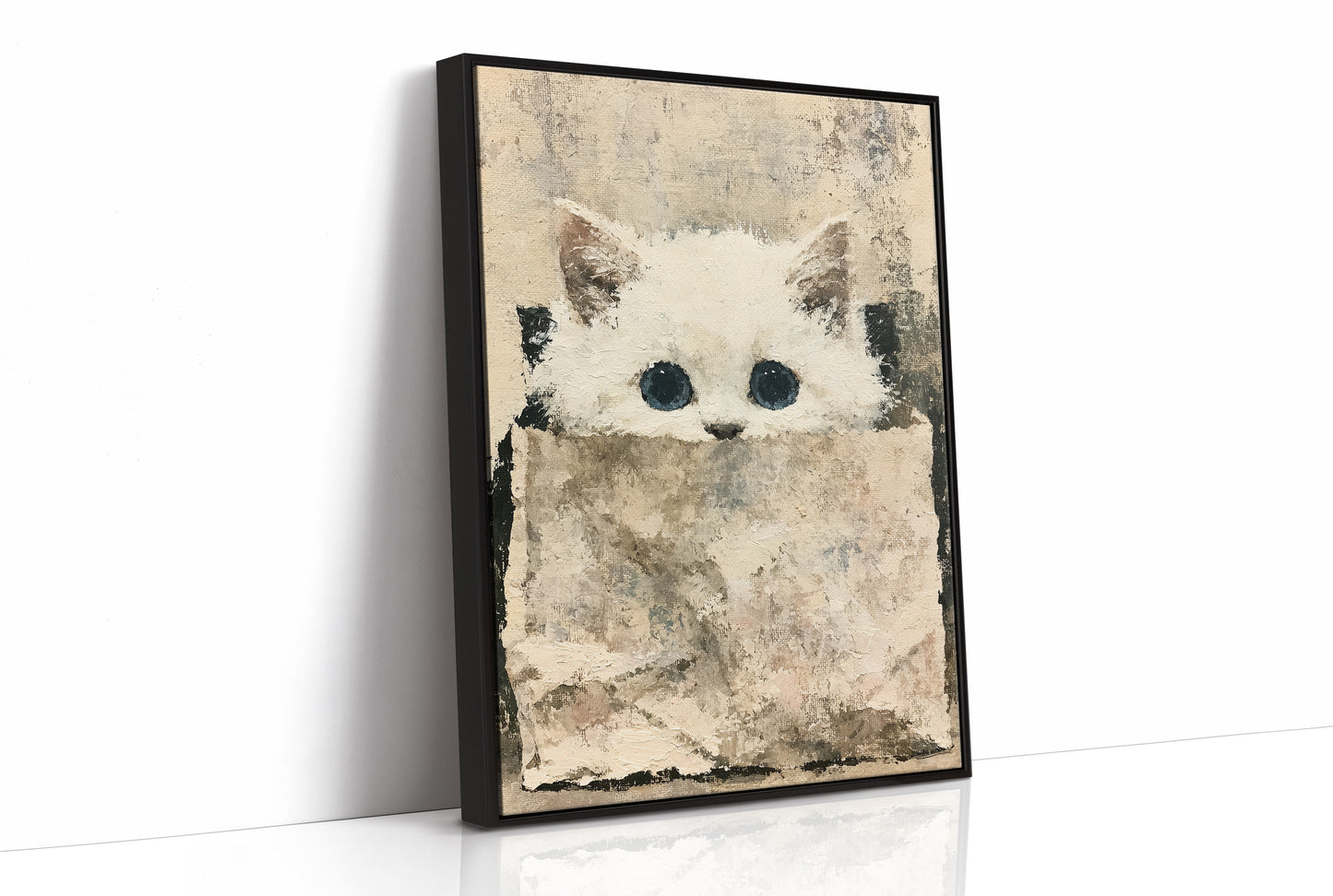 Peekaboo in Pale Fur