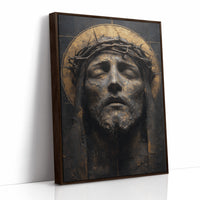 Gilded Sorrow in Sculptural Grace