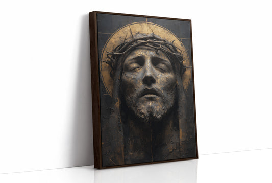 Gilded Sorrow in Sculptural Grace