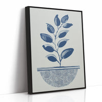 Blue Leaves Dance In Morning Light