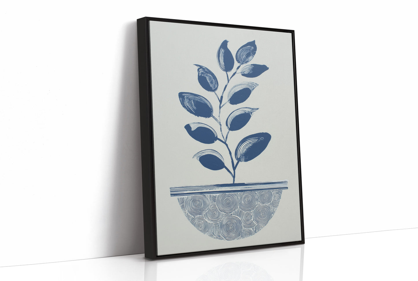 Blue Leaves Dance In Morning Light