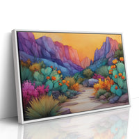 Cactus Blooms Paint Desert Rainbows