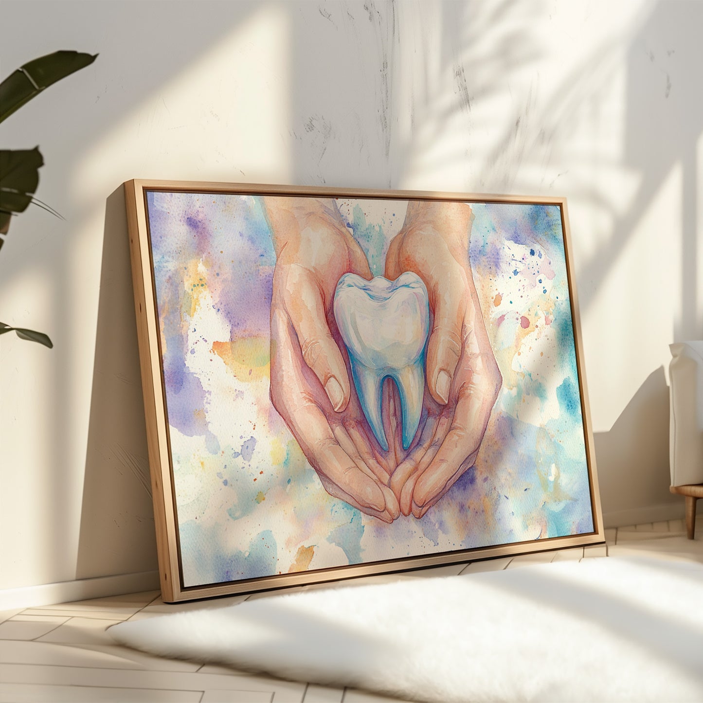 Gentle Hands Hold Healing Light