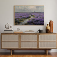 Lavender Paths Lead To Windmills