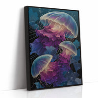 Jellyfish Drift in Deep Violet