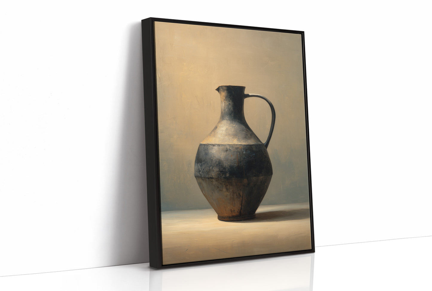 Ancient Vessel Rests In Golden Light