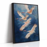 Dancing Cranes Paint The Sky