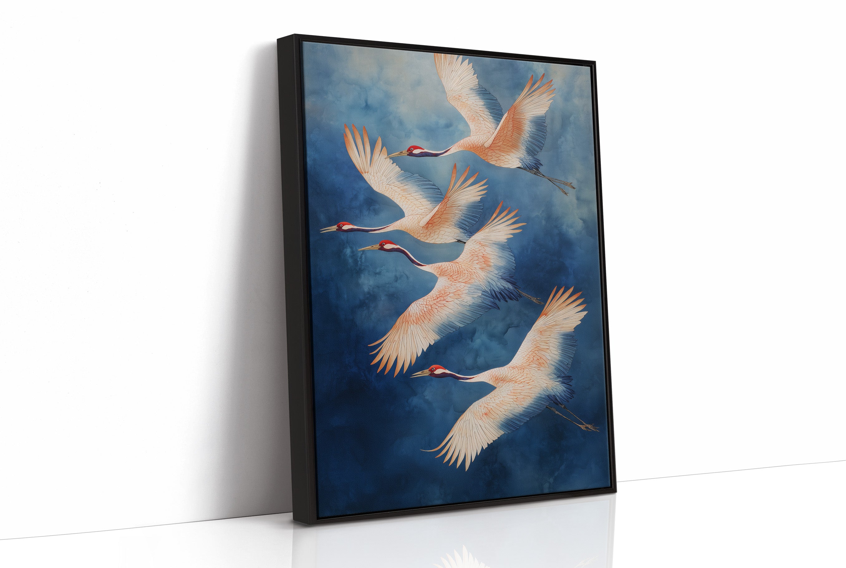 Dancing Cranes Paint The Sky