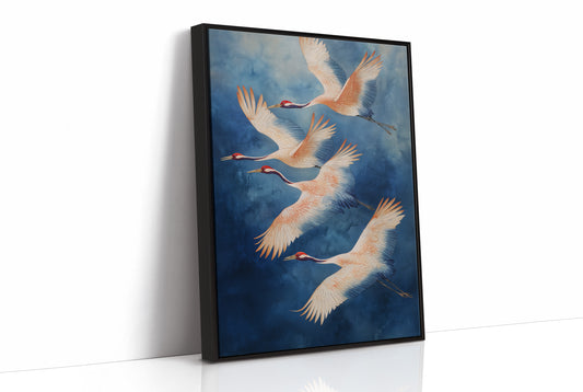 Dancing Cranes Paint The Sky