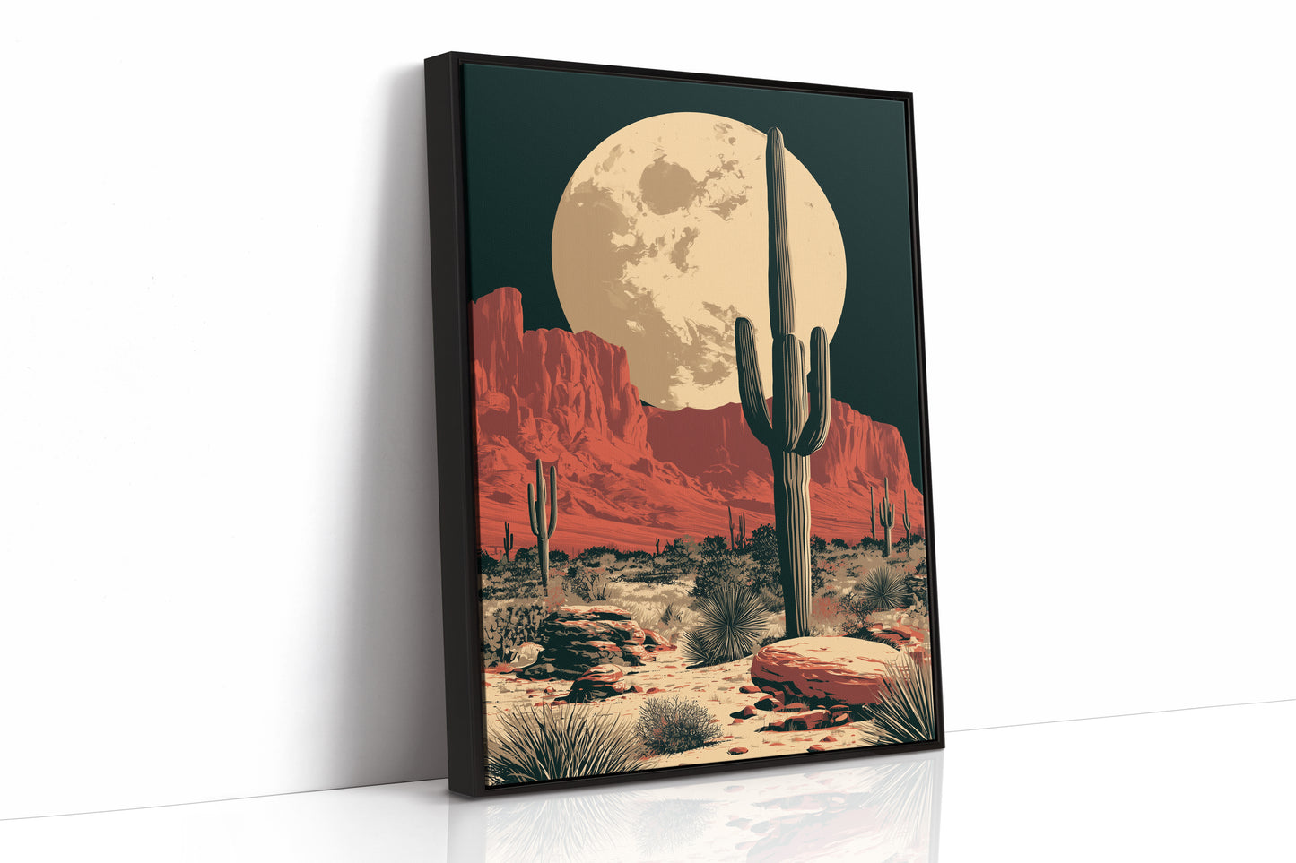 Desert Moon — Red Rock Valley Screenprint
