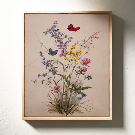 A Garden's Colorful Ballet