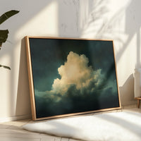 Summer Storm Builds Golden Light