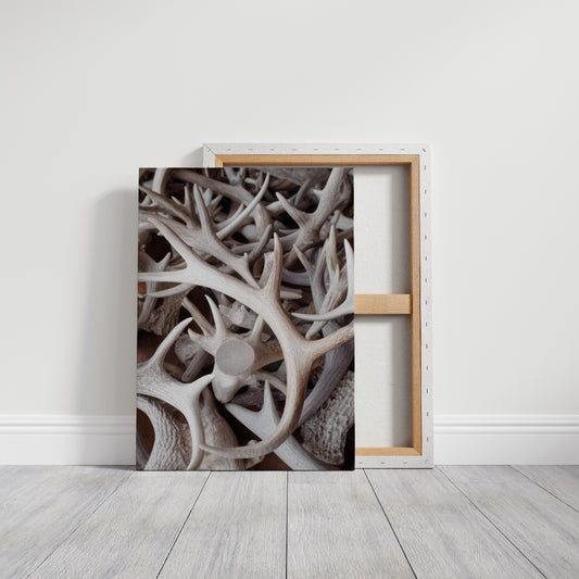 Antlers Tell Tales Of Winter