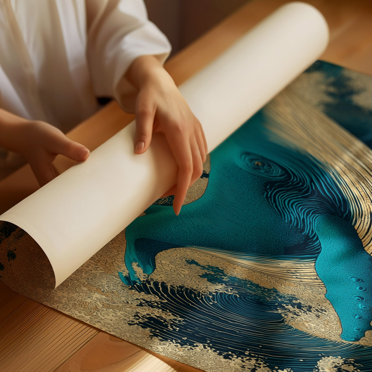Great Wave, Greater Whale