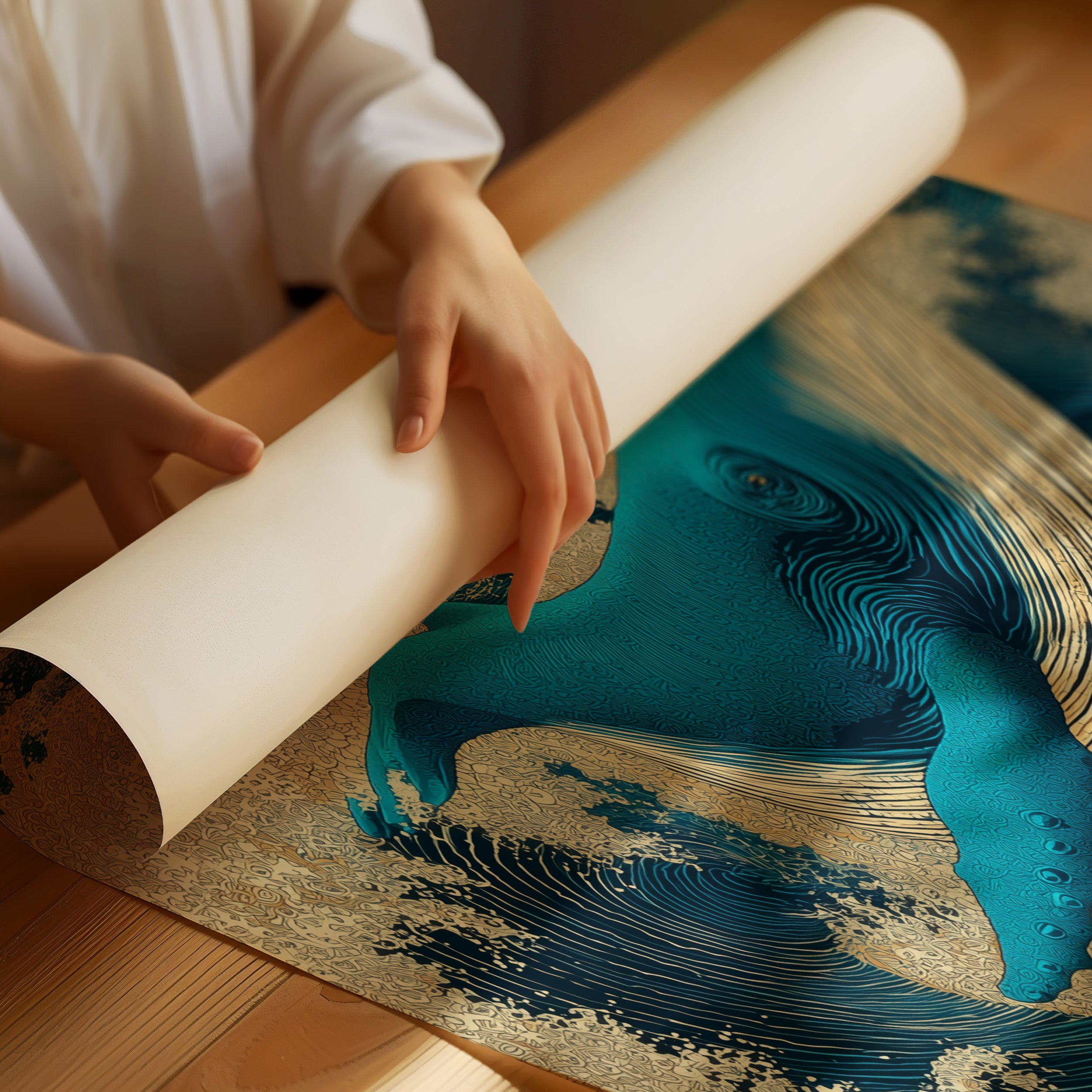 Great Wave, Greater Whale