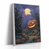 Grinning Beneath the Harvest Moon