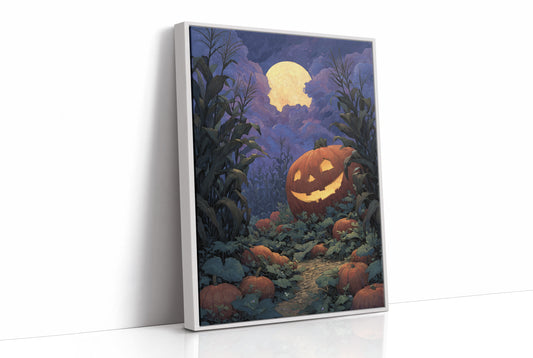 Grinning Beneath the Harvest Moon