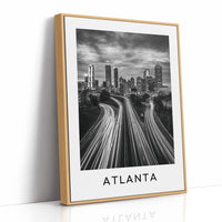 Light Trails Into Downtown