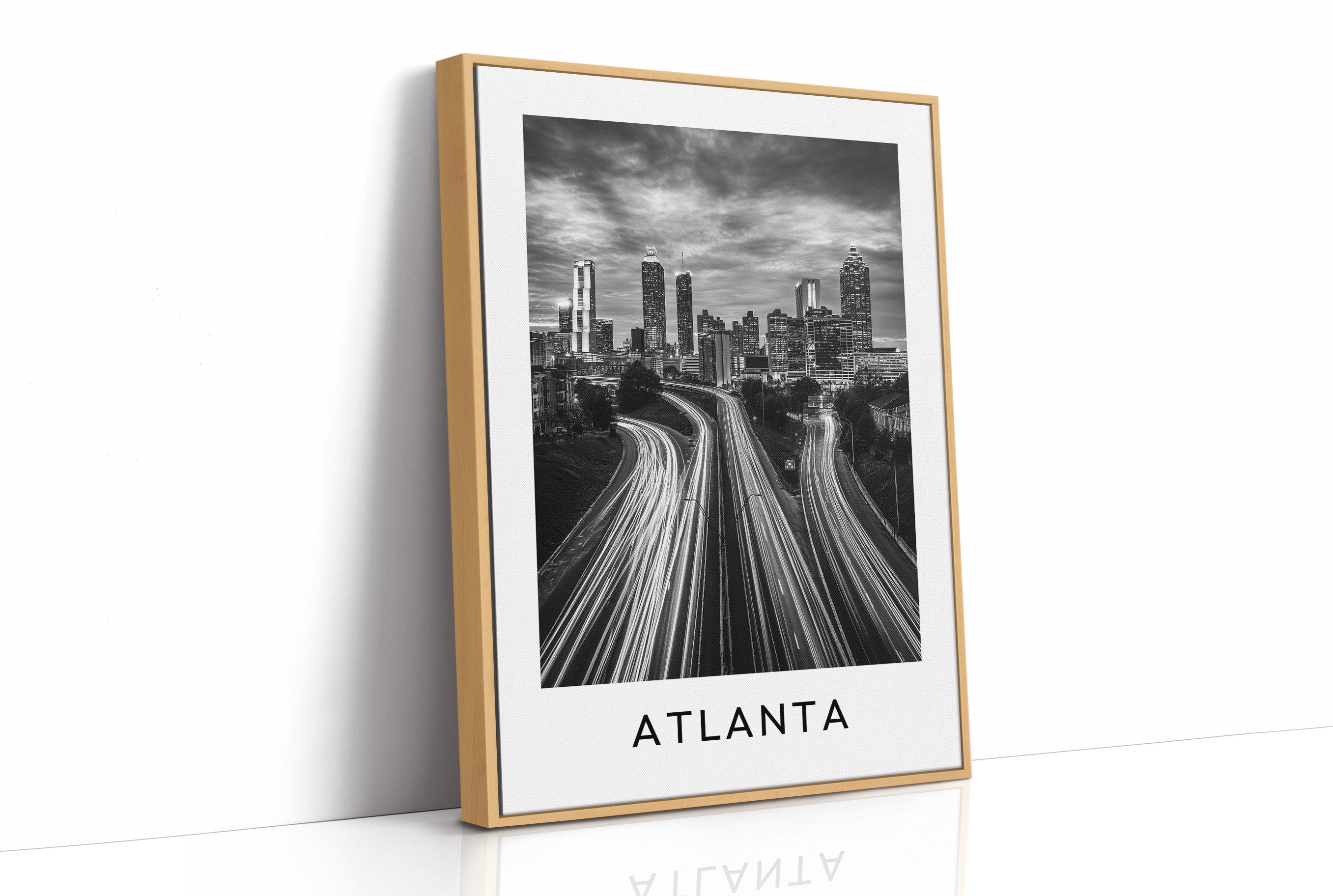Light Trails Into Downtown