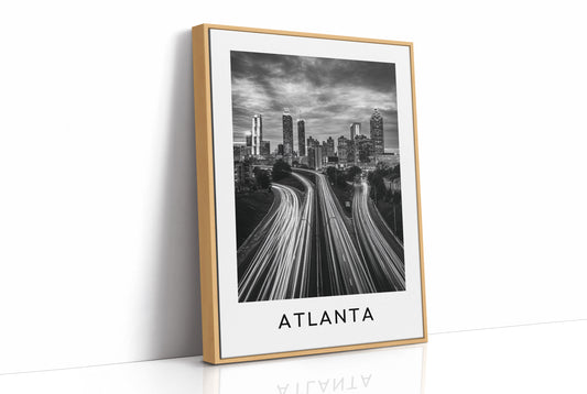 Light Trails Into Downtown