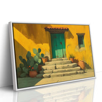 Cactus Guards The Turquoise Door