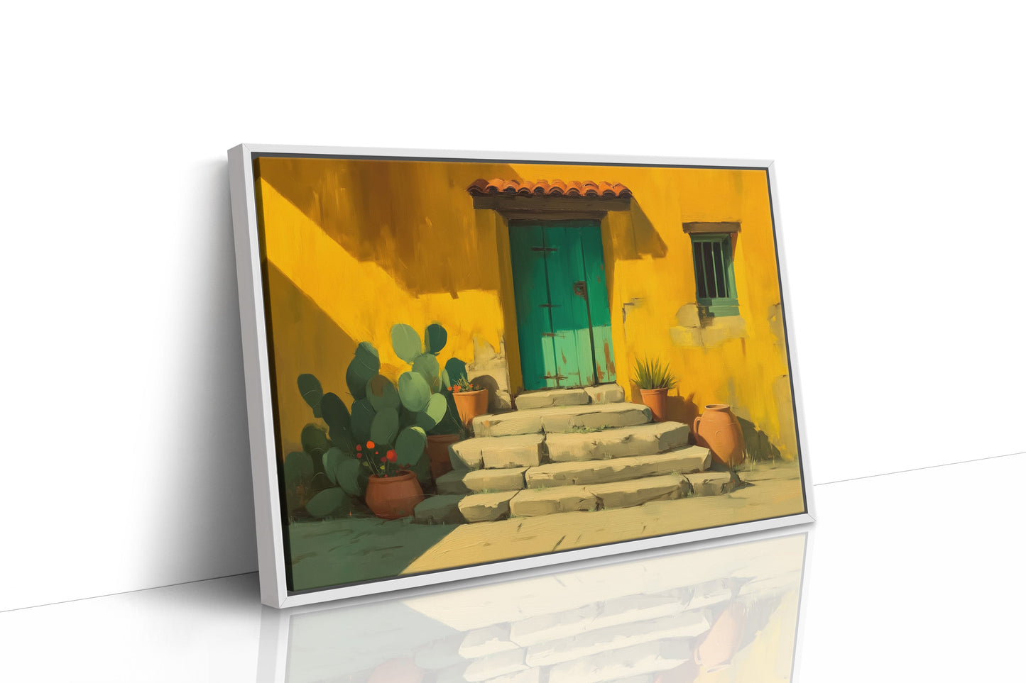 Cactus Guards The Turquoise Door