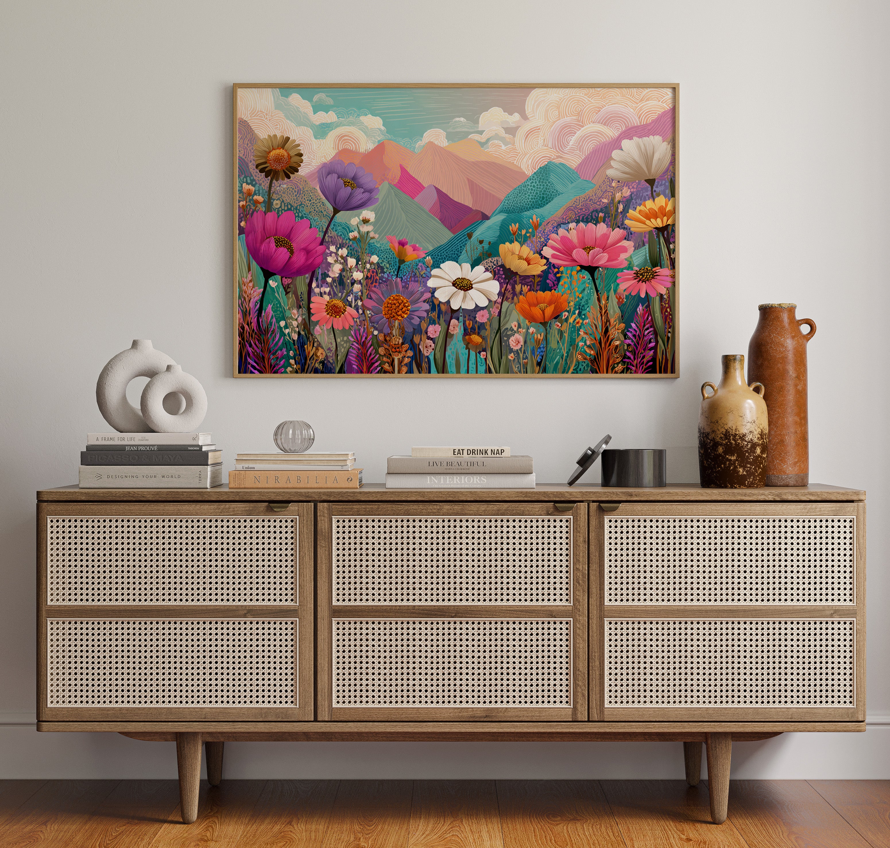 Mountain Meadows Bloom In Candy Colors