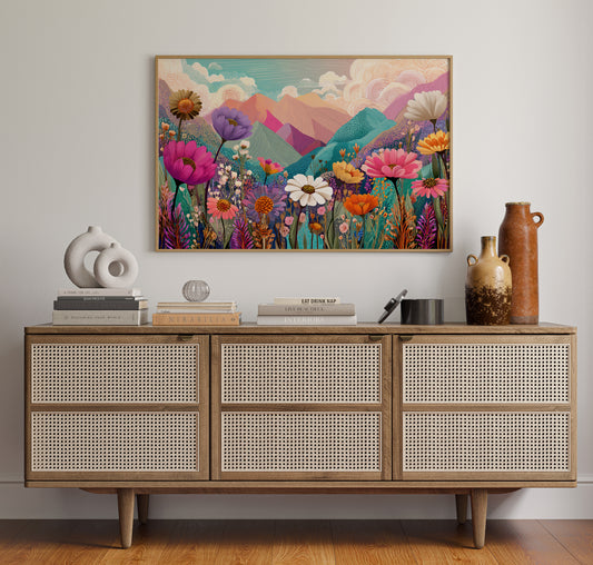 Mountain Meadows Bloom In Candy Colors