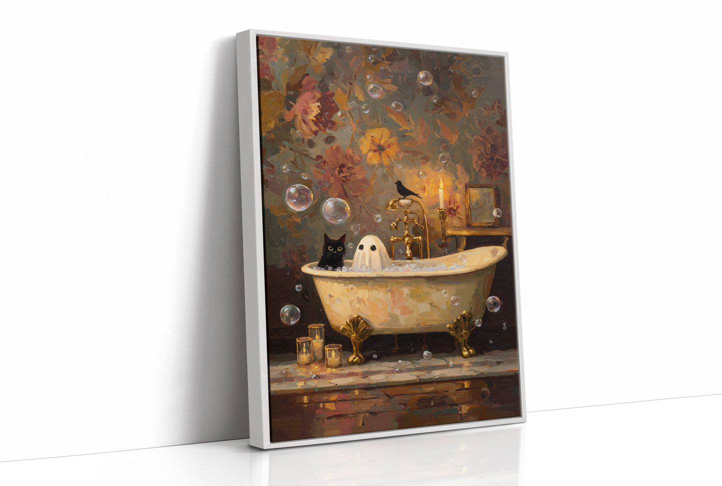 Midnight Soak With Spectral Friend