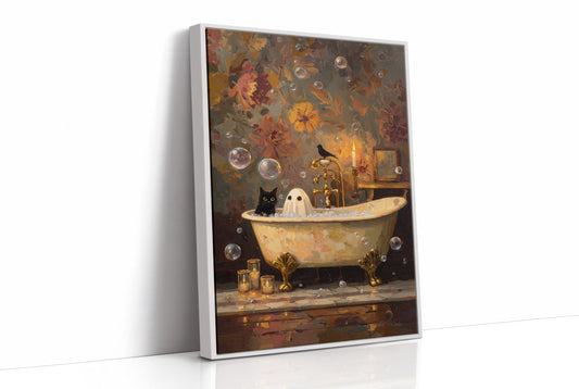 Midnight Soak With Spectral Friend