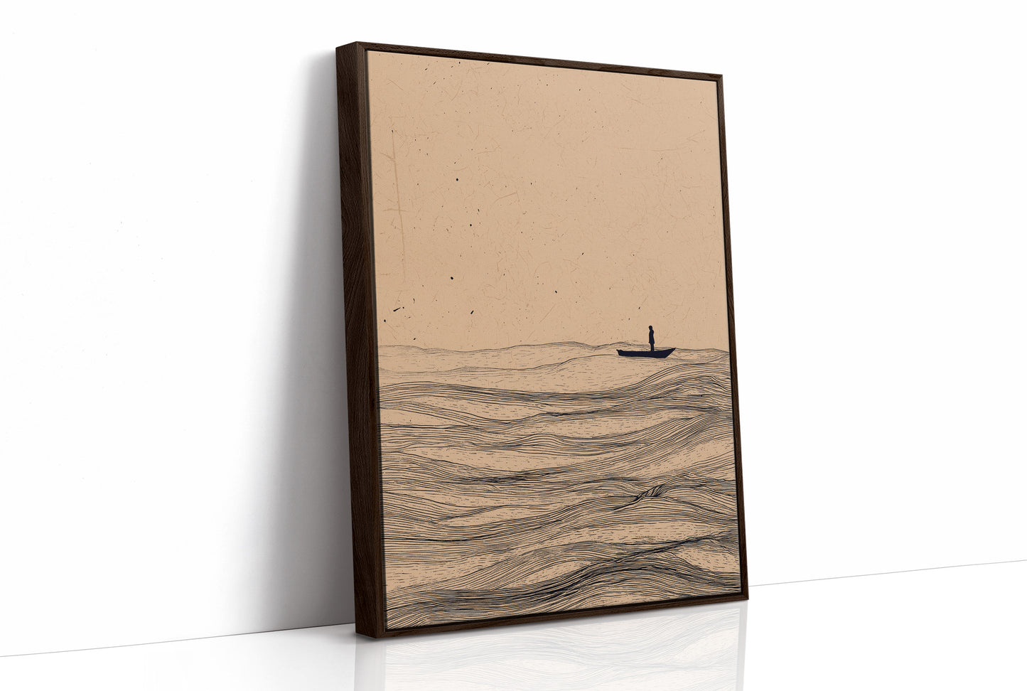 Solitary Voyage Through Endless Tides