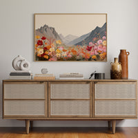 Alpine Meadows Bloom In Coral