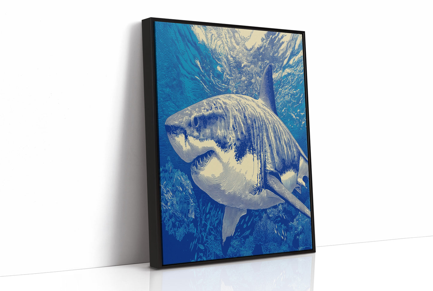 Shark Over the Reef