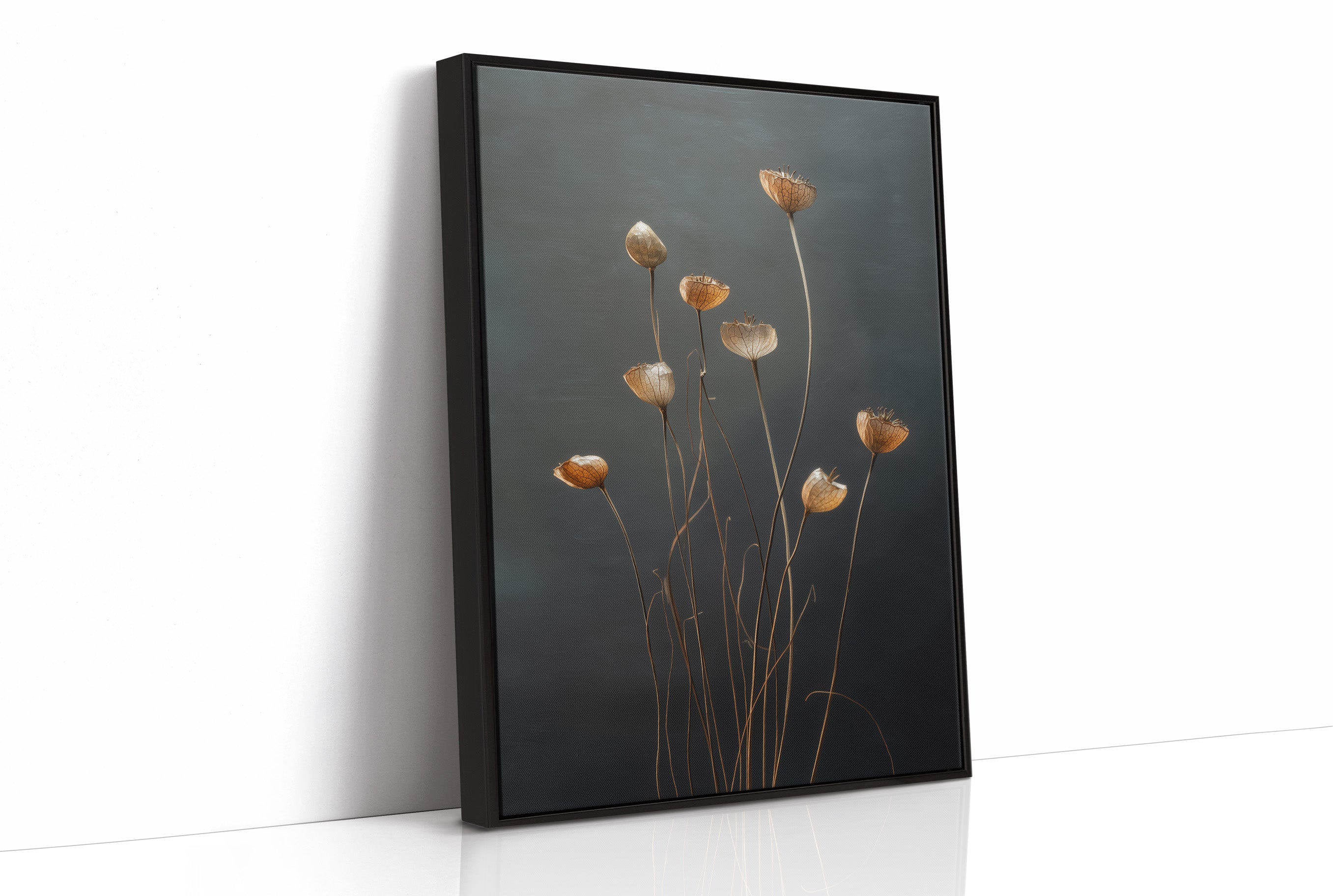Dried Poppies Above Evening Spirits