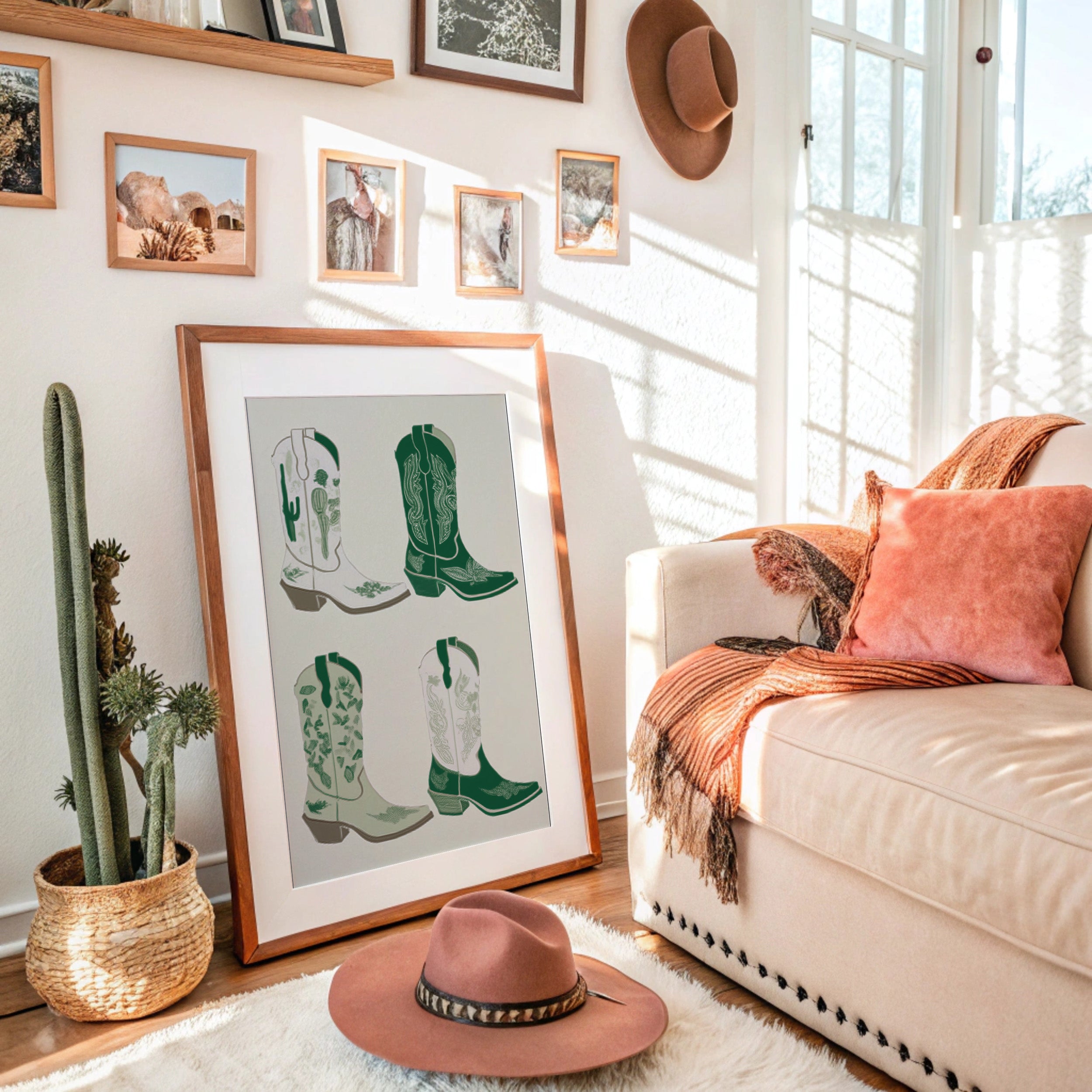 Sage Boots Dance Through Cactus Fields