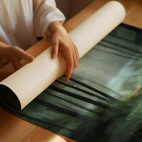 Mist Beckons Through Ancient Pines