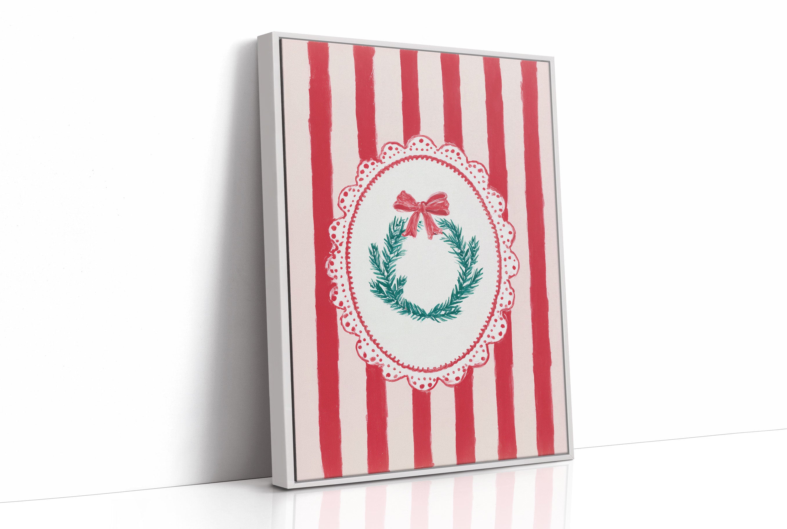 Peppermint Wreaths And Christmas Dreams