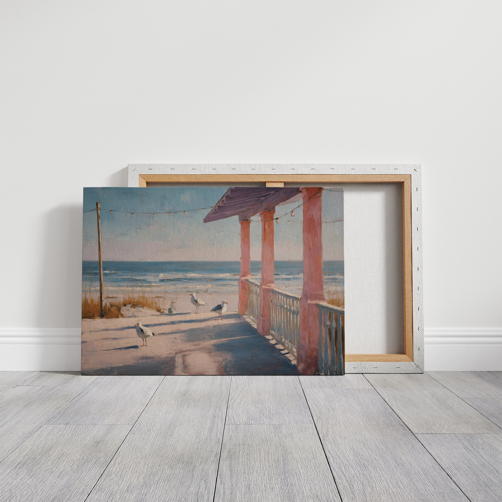 Pink Porch Meets Ocean Tides